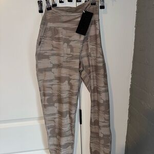 Alphalete Neutral Taupe Brushstroke Joggers